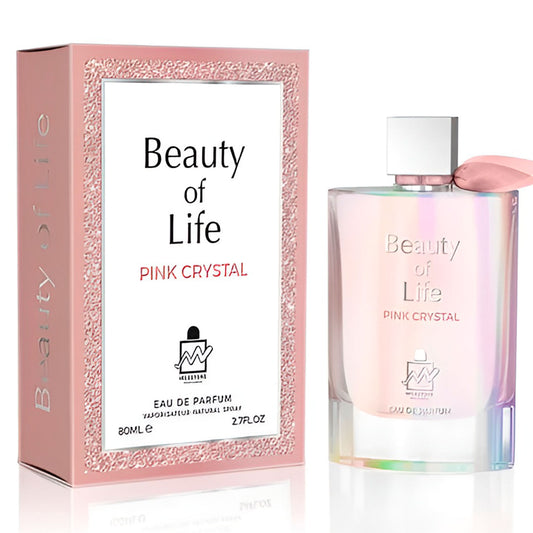BEAUTY OF LIFE PINK CRYSTAL 100ML EDP PERFUME COMPLETO