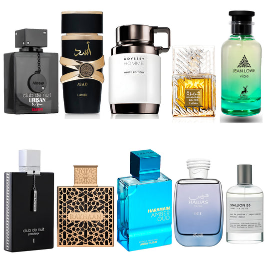 DISCOVERY SET HOMBRE DEFINITIVO – KIT DE 10 DECANTS ÁRABES - SandalDub